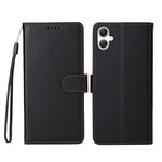 Til Samsung Galaxy A08 5G / A08 4G / A07 4G / A06 4G / A06 5G etui RFID-blokerende 3 kortlommer PU-læder telefoncover med håndledsrem