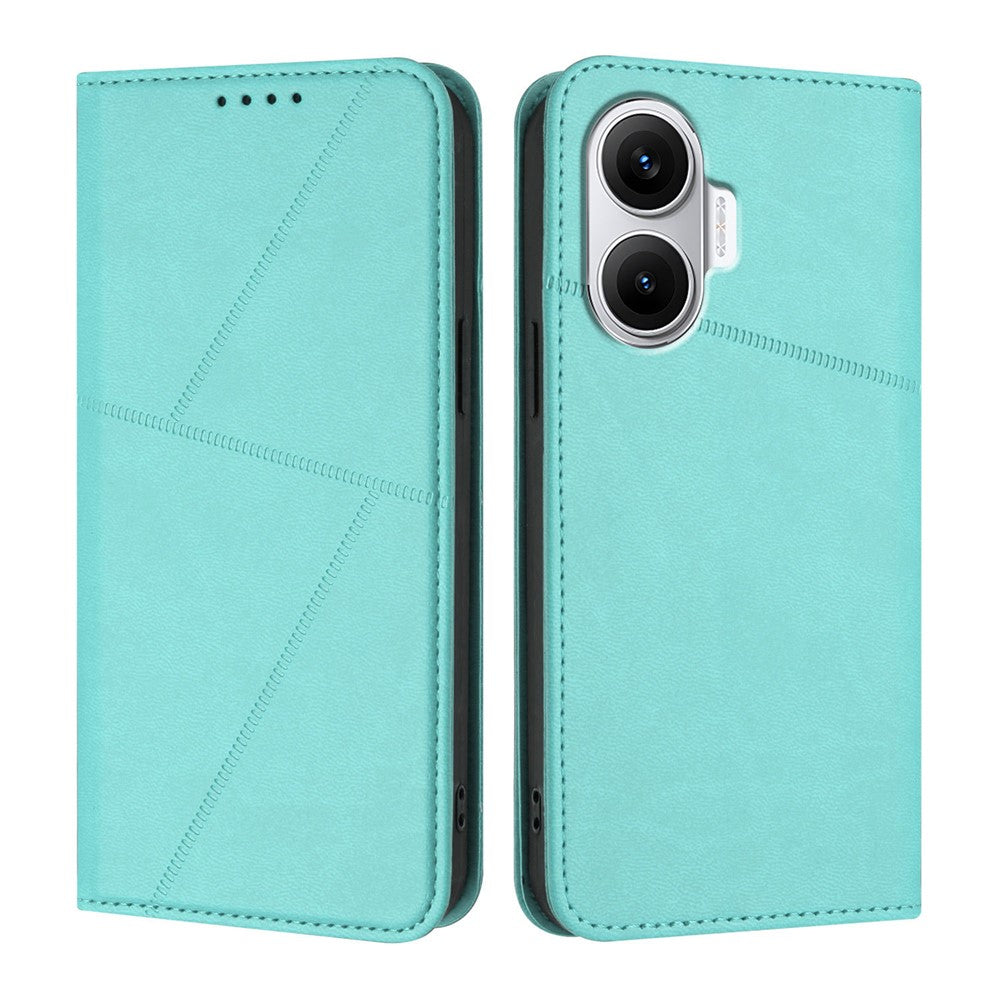 For Xiaomi Poco F7 5G / Redmi Turbo 4 Pro 5G Wallet Case Magnetic Closure Leather Flip Phone Cover with Stand