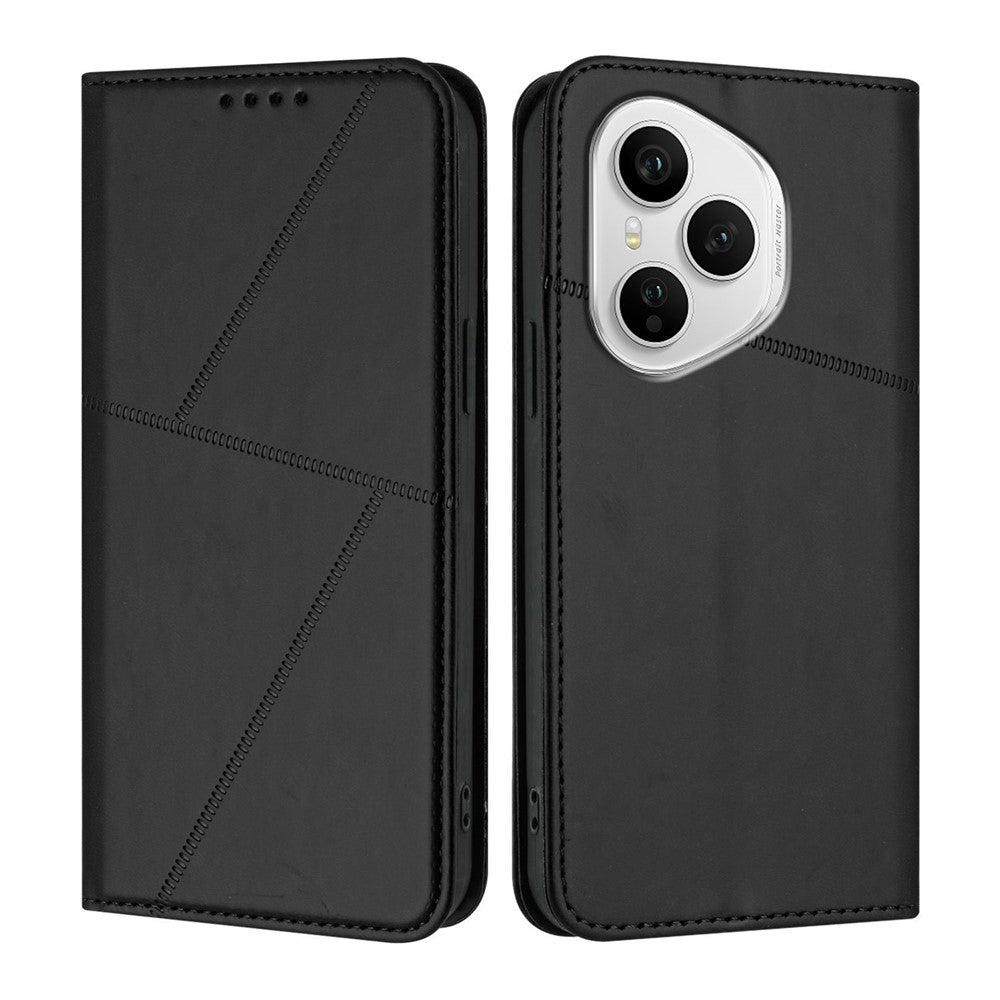 For Honor 400 Pro 5G (Global) Wallet Case Magnetic Closure Leather Flip Phone Cover with Stand