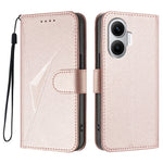 For Xiaomi Poco F7 5G / Redmi Turbo 4 Pro 5G Case Triangle Imprint Leather Phone Cover with Lanyard