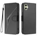 Til Samsung Galaxy A08 5G / A08 4G / A07 4G / A06 4G / A06 5G Etui Trekant Aftryk Læder Telefoncover med Snor