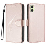 Til Samsung Galaxy A08 5G / A08 4G / A07 4G / A06 4G / A06 5G Etui Trekant Aftryk Læder Telefoncover med Snor