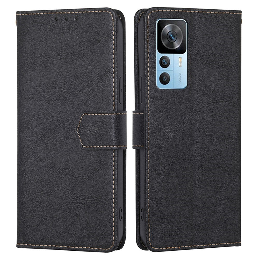 For Xiaomi 12T 5G / Redmi K50 Ultra 5G / 12T Pro 5G Wallet Flip Cover Water Resistant PU Leather RFID Blocking Magnetic Closure Stand Phone Case