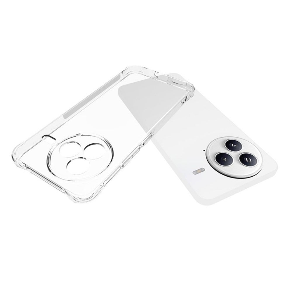 WANLONFENG För Xiaomi Civi 5 Pro 5G TPU-skal WL2-serien 2,0 mm mobilskydd med 2 st. härdat glasfilm