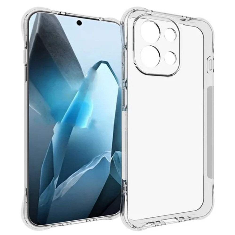 WANLONFENG För OnePlus 13s 5G TPU-skal WL2-serien 2.0mm mobilskydd med 2 st. härdat glasfilm