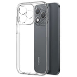 NORTHJO For Honor 400 Lite 5G Case Soft TPU Clear Phone Cover with Tempered Glass Screen Protector