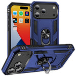 For iPhone 18 Pro Max / 17 Pro Max Case PC + TPU Phone Cover with Kickstand
