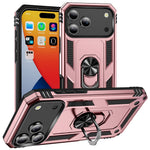 For iPhone 18 Pro Max / 17 Pro Max Case PC + TPU Phone Cover with Kickstand