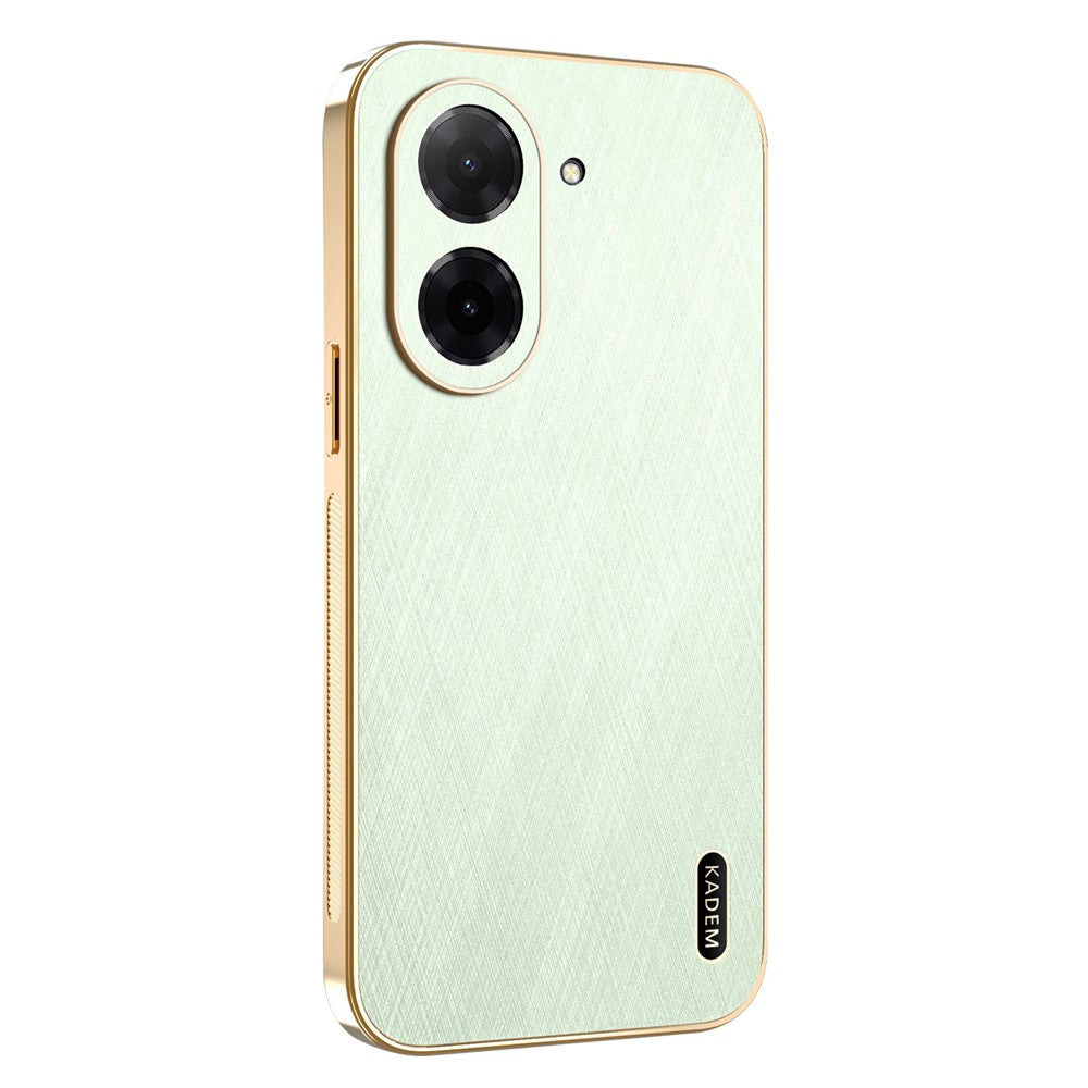 KADEM For Xiaomi Redmi A5 NFC (EU) (173.45mm) Case Electroplating Silk Texture PU + TPU Phone Back Cover