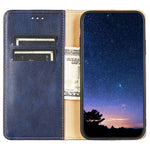 For Oppo A57s 4G / A57e 4G / A57 4G PU Leather Magnetic Auto Closing Anti-drop Case Phone Wallet Stand Protective Cover