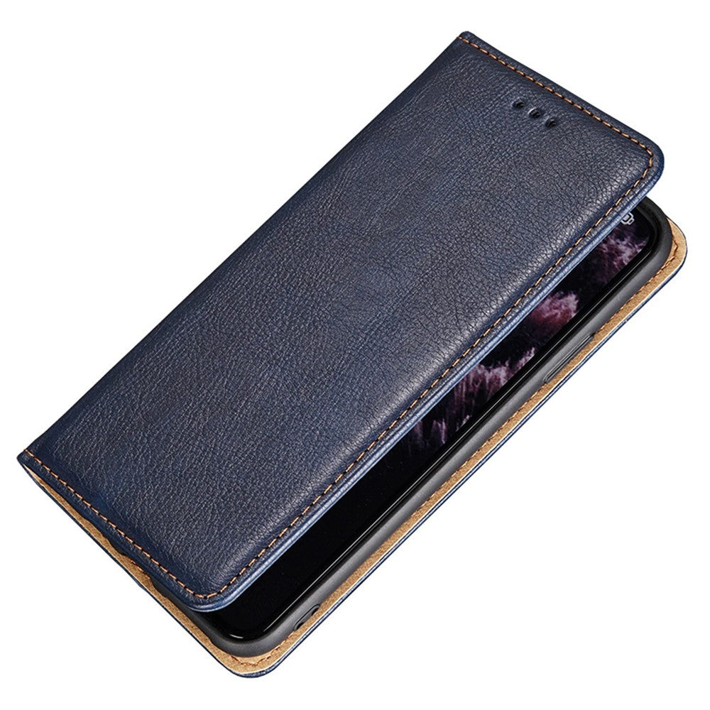 For Oppo A57s 4G / A57e 4G / A57 4G PU Leather Magnetic Auto Closing Anti-drop Case Phone Wallet Stand Protective Cover