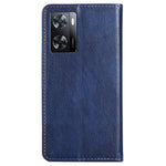 For Oppo A57s 4G / A57e 4G / A57 4G PU Leather Magnetic Auto Closing Anti-drop Case Phone Wallet Stand Protective Cover