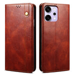 For Oppo Reno14 Pro 5G (Global) Case Crazy Horse Texture Waxy Leather Wallet Stand Phone Cover