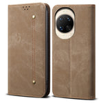 For Huawei nova 14 Pro 5G Case Jeans Cloth Texture Anti-Scratch Leather Stand Phone Cover