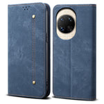 For Huawei nova 14 Pro 5G Case Jeans Cloth Texture Anti-Scratch Leather Stand Phone Cover