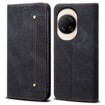 For Huawei nova 14 Pro 5G Case Jeans Cloth Texture Anti-Scratch Leather Stand Phone Cover