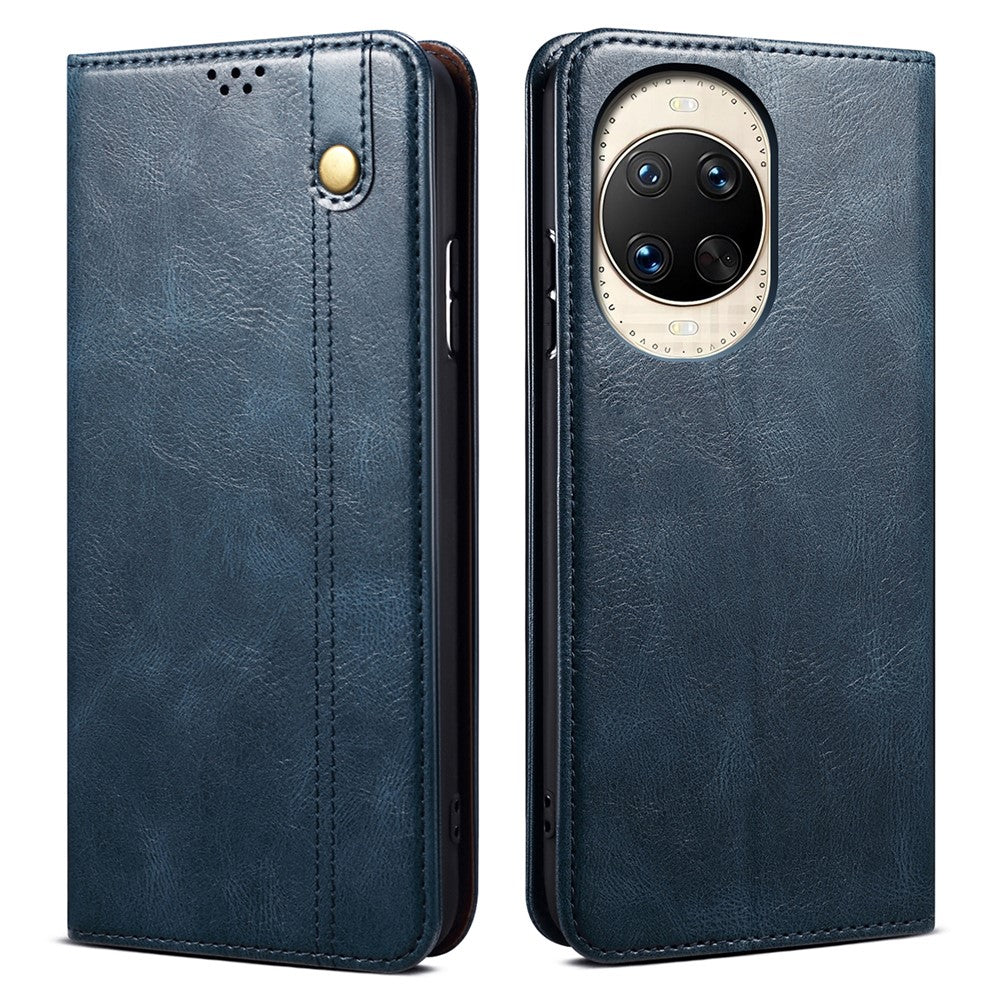 For Huawei nova 14 Ultra 5G Case Crazy Horse Texture Waxy Leather Wallet Stand Phone Cover