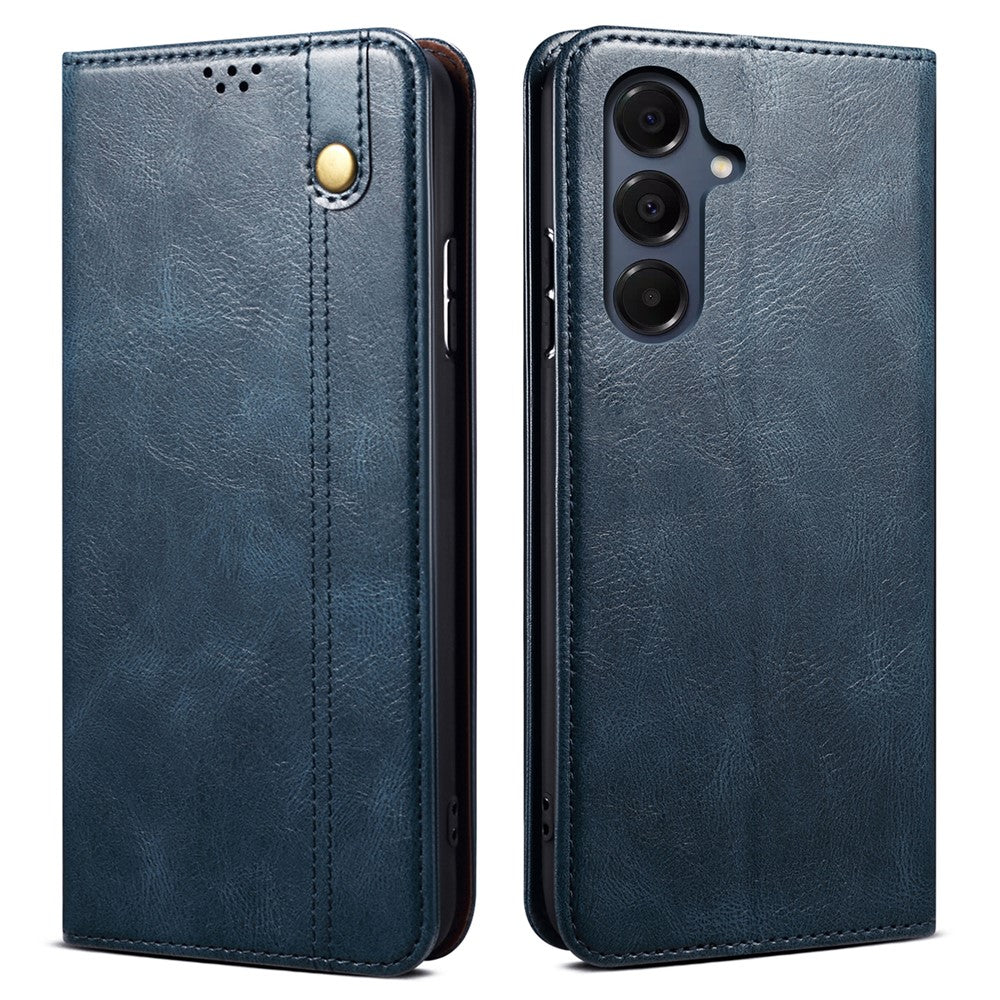 For Samsung Galaxy A18 5G / A18 4G / A17 5G / A17 4G Case Crazy Horse Texture Waxy Leather Wallet Stand Phone Cover