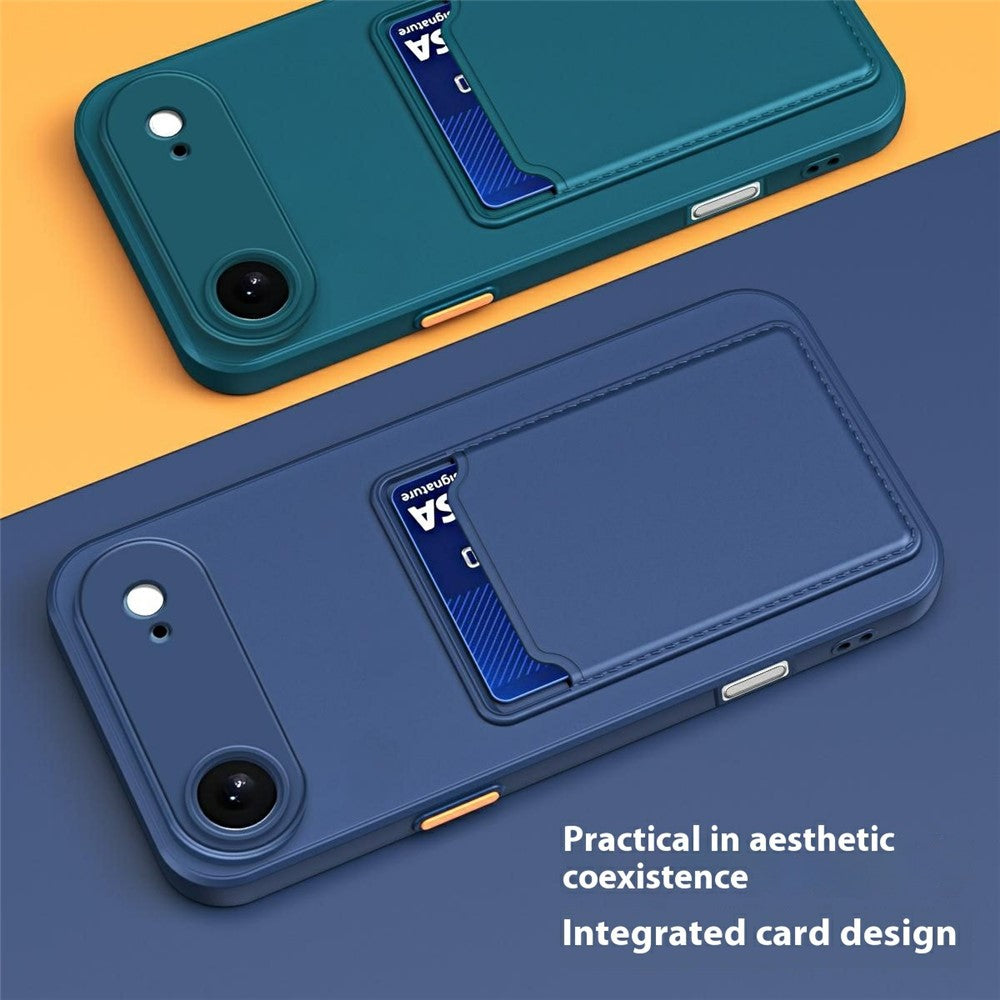 For iPhone Air Case Flexible TPU Phone Cover with Back Card Slot