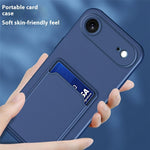 For iPhone Air Case Flexible TPU Phone Cover with Back Card Slot