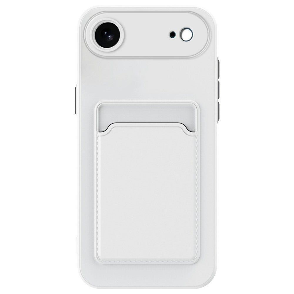 For iPhone Air Case Flexible TPU Phone Cover with Back Card Slot