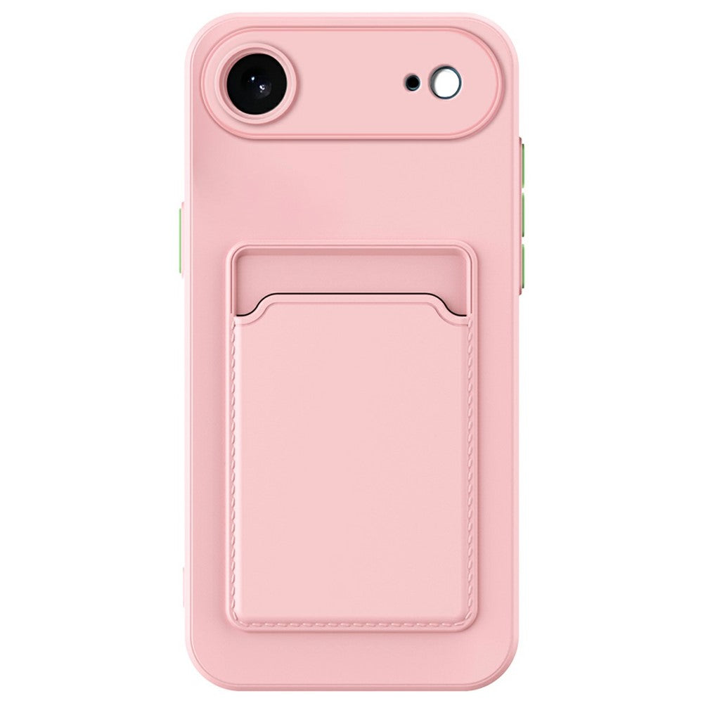For iPhone Air Case Flexible TPU Phone Cover with Back Card Slot