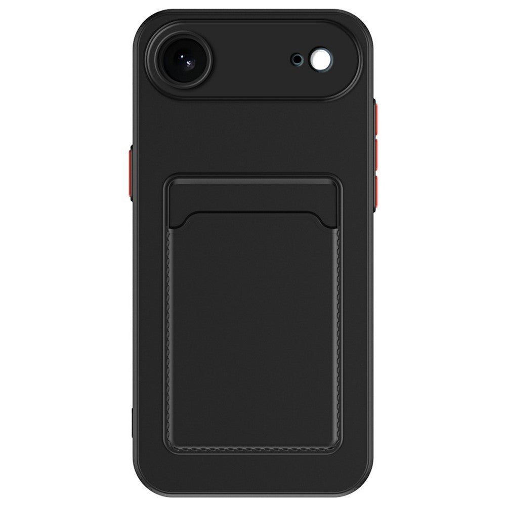 For iPhone Air Case Flexible TPU Phone Cover with Back Card Slot