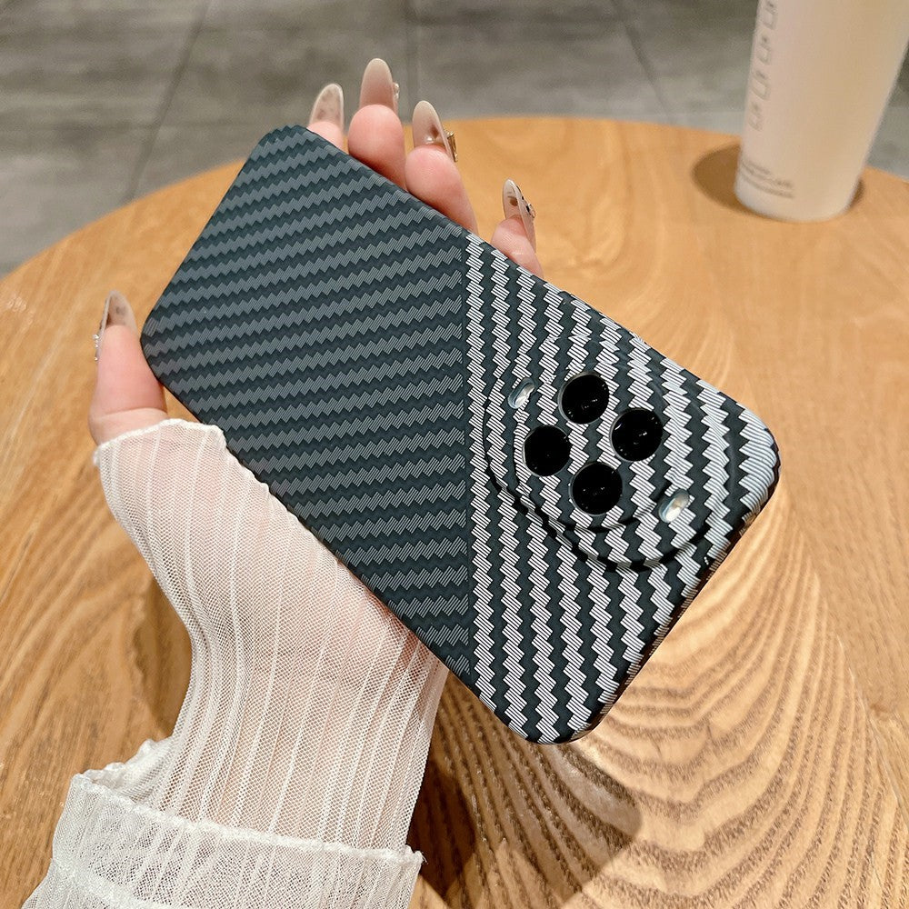Huawei Nova 14 5G-skal Hårt PC-mobilskal Kolfibertextur Stötsäker