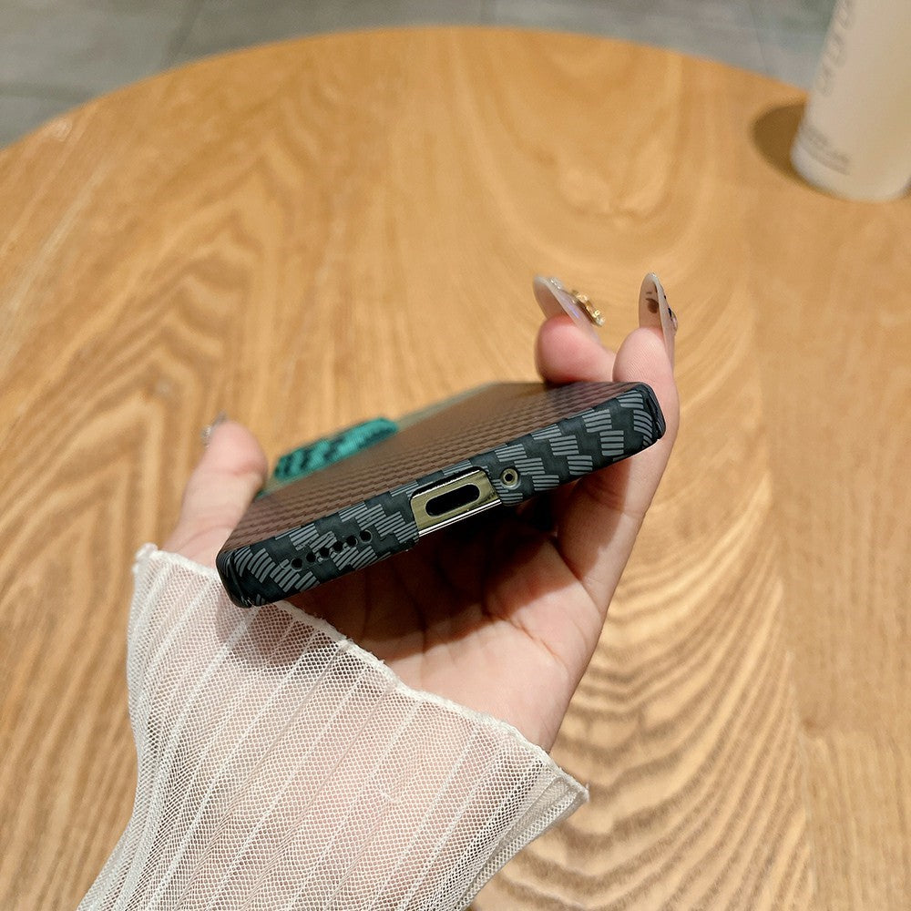 For Huawei nova 14 5G Case Hard PC Phone Cover Carbon Fiber Texture Drop Proof