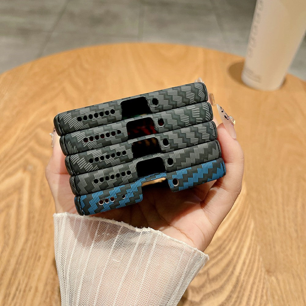 For Xiaomi 15S Pro Case Hard PC Phone Cover Carbon Fiber Texture Drop Proof