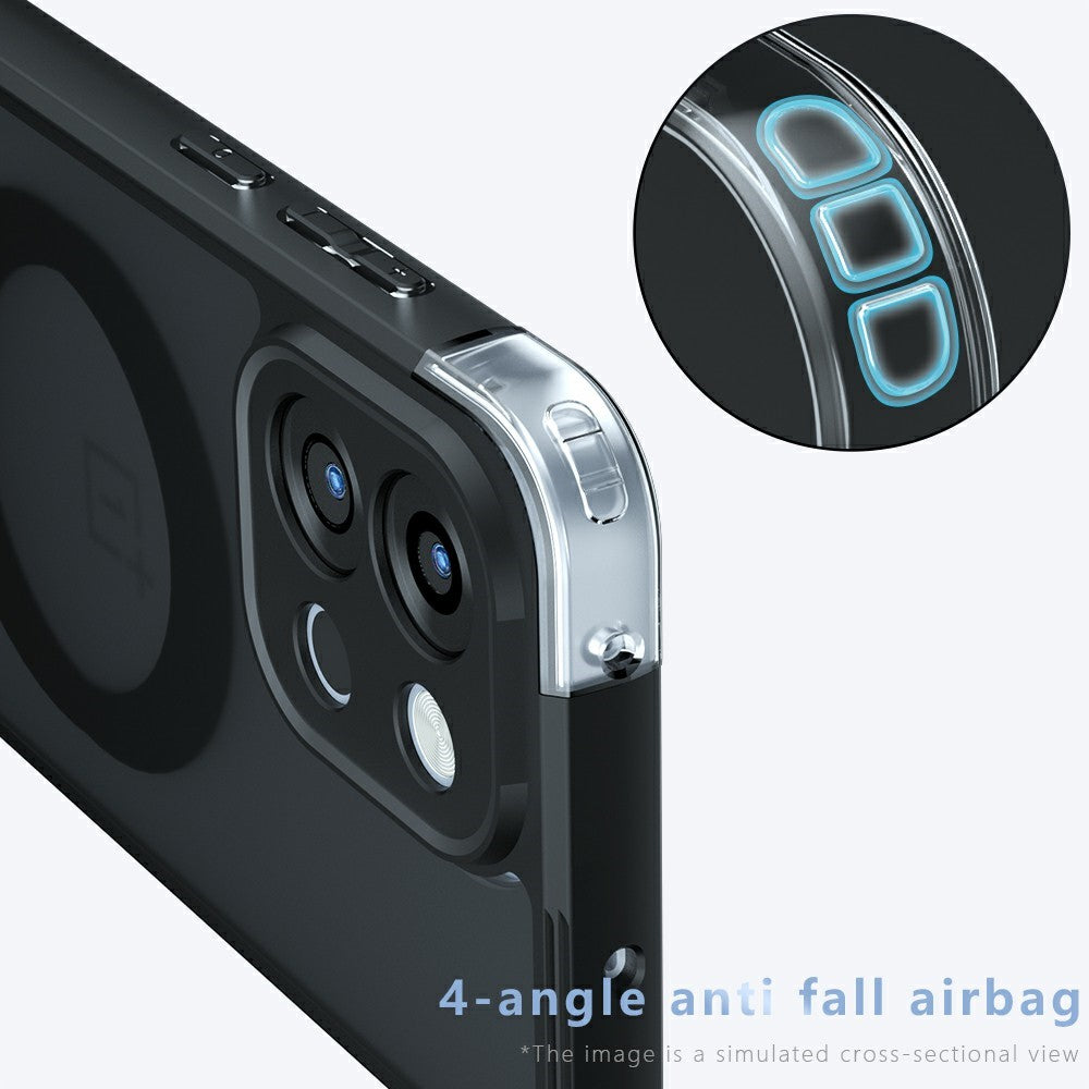 For OnePlus 13T 5G Magnetic Case TPU+PC Matte Phone Cover