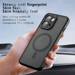 For OnePlus 13T 5G Magnetic Case TPU+PC Matte Phone Cover
