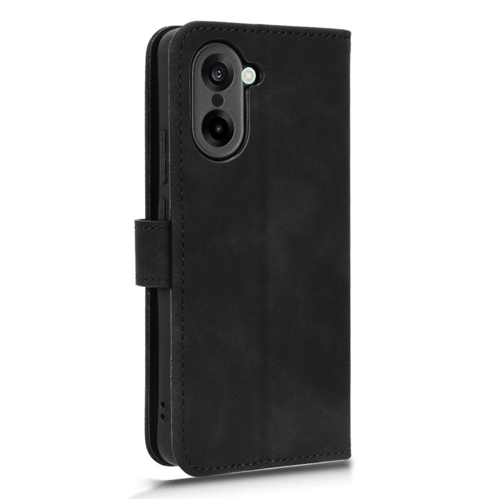 Læderetui til OnePlus Nord CE5 5G / Ace 5 Racing 5G, stødbeskyttende tegnebog med foldbart læderetui