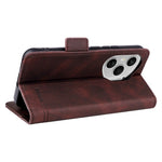 For Honor 400 Pro 5G (Global) Case Leather Wallet Flip Phone Cover with Hardware Decor