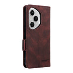 For Honor 400 Pro 5G (Global) Case Leather Wallet Flip Phone Cover with Hardware Decor