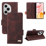 For Honor 400 Pro 5G (Global) Case Leather Wallet Flip Phone Cover with Hardware Decor