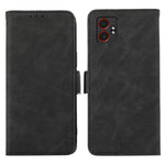 ABEEL For Samsung Galaxy XCover7 Pro Case PU Leather Folio Stand View RFID Blocking Phone Cover