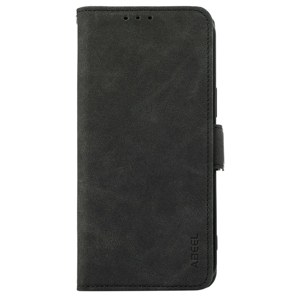 ABEEL For Samsung Galaxy XCover7 Pro Case PU Leather Folio Stand View RFID Blocking Phone Cover