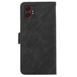 ABEEL For Samsung Galaxy XCover7 Pro Case PU Leather Folio Stand View RFID Blocking Phone Cover