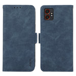 ABEEL For Samsung Galaxy XCover7 Pro Case PU Leather Folio Stand View RFID Blocking Phone Cover