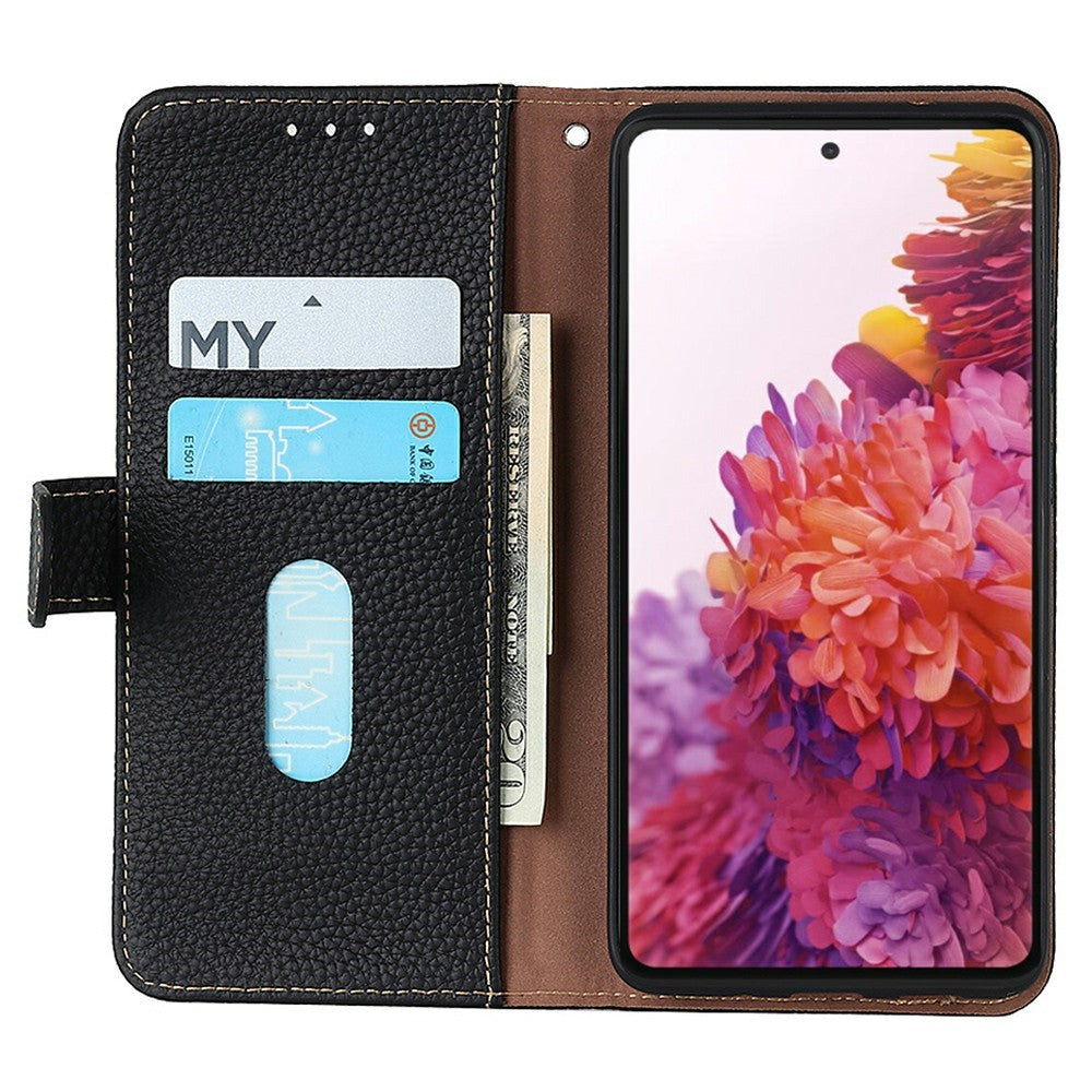 KHAZNEH For Honor 400 Pro 5G (Global) Case Genuine Cow Leather Flip Phone Cover