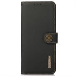 KHAZNEH for Honor 400 Pro 5G (Global) Case Genuine Cow Leather RFID Blocking Wallet Phone Cover