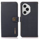 KHAZNEH for Honor 400 Pro 5G (Global) Case Genuine Cow Leather RFID Blocking Wallet Phone Cover