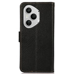 KHAZNEH for Honor 400 Pro 5G (Global) Phone Case Genuine Cow Leather Cover RFID Blocking