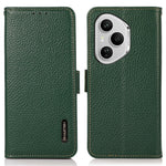 KHAZNEH for Honor 400 Pro 5G (Global) Phone Case Genuine Cow Leather Cover RFID Blocking
