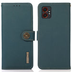 KHAZNEH til Samsung Galaxy XCover7 Pro Etui Ægte Koskind RFID-Blokerende Pung Telefoncover