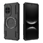 For Huawei nova 14 5G Magnetic Case Butterfly Armor Hollow Heat Dissipation PC + TPU Phone Cover