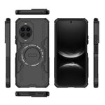 For Huawei nova 14 5G Magnetic Case Butterfly Armor Hollow Heat Dissipation PC + TPU Phone Cover