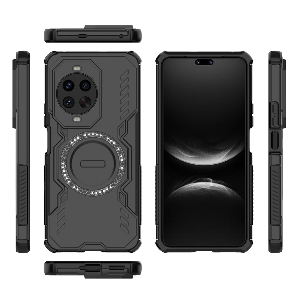 Huawei Nova 14 Pro 5G Magnetiskt Skal Butterfly Armor Hollow Värmeavledande PC + TPU mobilskal