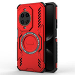 For Huawei nova 14 Ultra 5G Magnetic Case Butterfly Armor Hollow Heat Dissipation PC + TPU Phone Cover